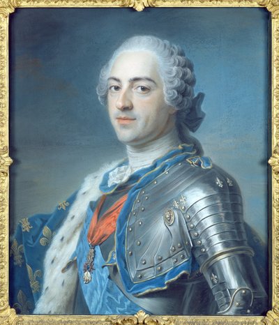 Portrait of King Louis XV (1710-74) by Maurice Quentin de La Tour
